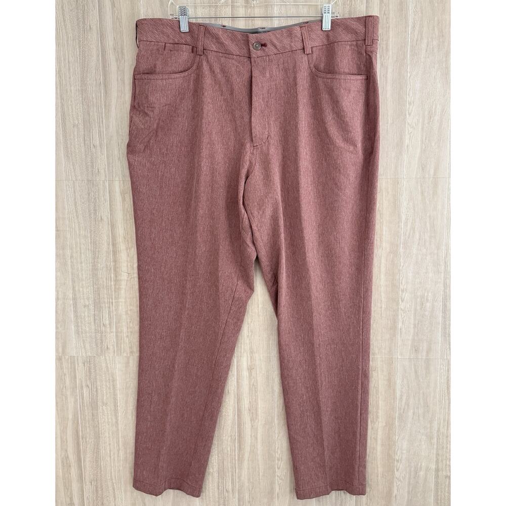 Walter Hagen Golf Pants Men's 40x32 Measures 40x30 Perfect 11 Slim Fit Maroon